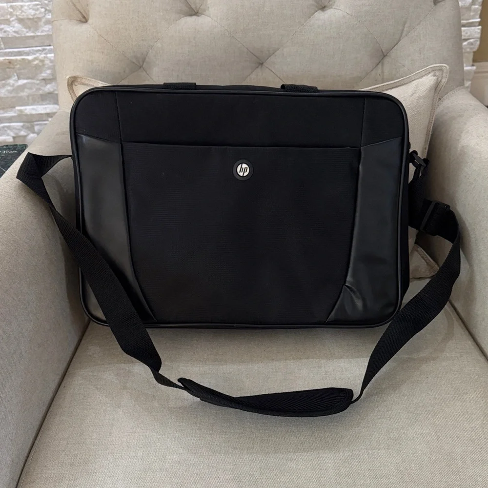 HP Classic Black Laptop Bag for Men